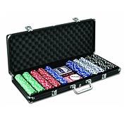 Poker Chip Case Aluminum Version with 500 Chips